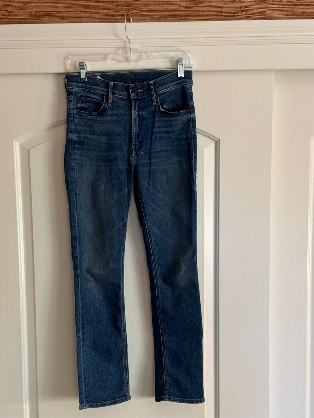 Classic Straight Leg Women's Jeans in Dark Blue